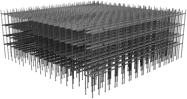 four-way shuttle rack
